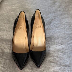 Christian Louboutin Black Patent Heels